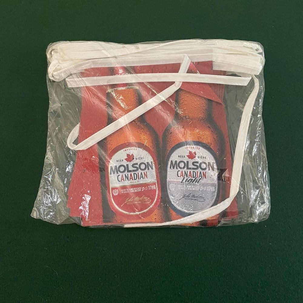 Molson Bar Banner NWOT